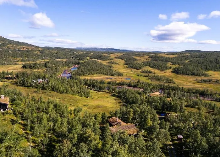 Mountain With Cross-country Trails In